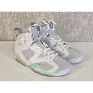 Nike Air Jordan 6 Retro‎ Mint Foam White Grey Sneakers DQ4914-103 8.5 052/024